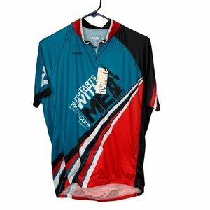 New Primal Mens Cycling Jersey Diabetes size Large